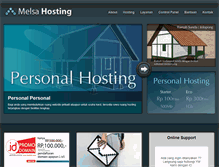 Tablet Screenshot of melsahosting.com